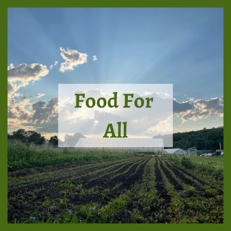 Product Description: FOOD FOR ALL CONTRIBUTION</br></br>Your Food For All community contribution is an opportuity to directly support our neighbors and community members. We recognize that the price of a CSA share is still too high for some householders to afford and are pleased to offer half-priced shares. These shares are largely funded by "Food For All" shares, contributions fromCSA shareholders who generously pay above the price for their own sharetoward ahalf-price sharefor others. If 100 individuals or families make a Food For All contribution, all of our subsidized shares we be covered this season. This tax-deductible donation isa simple yet highly impactful way to support our community members in need of access to healthy, fresh, and locally grown food.</br></br>If you are in need of a half-priced share, sign up for a Subsidized or SNAP CSA Sharein our online store or contact ana@communityfarms.org</br> Food For All Contribution